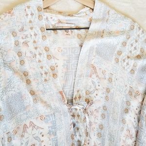 Victoria's Secret Blue & Pink Swim Cover Up